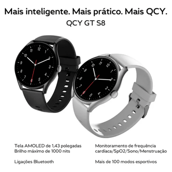 Relógio Smartwatch QCY-S8 - Imagem 2