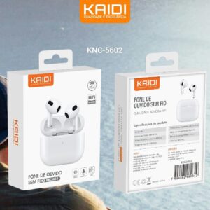 Fone de Ouvido Bluetooth - Kaidi 5602